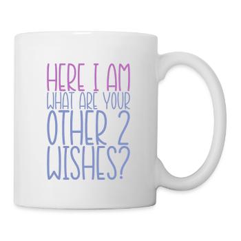 Me voici, quels sont vos 2 autres souhaits 2 - Mug blanc - blanc - Droite