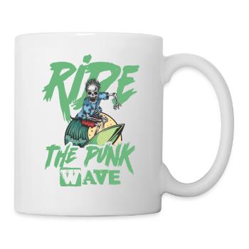 Ride The Punk Wave - Deutsch - Gothique - Concert - Mug blanc - blanc - Droite