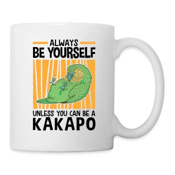 Be a Kakapo flightless parrot - Mug - white - Right