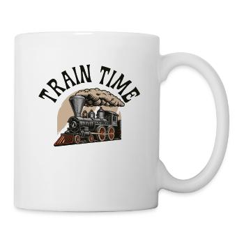 Zugverkehr Lokomotivführer Zugführer - Tasse - Weiß - Rechts