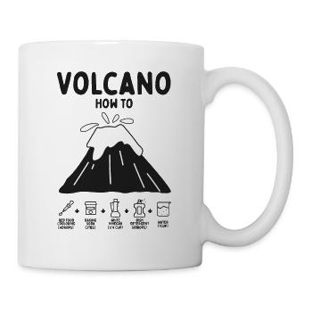 Volcano How To Geology Geologist Mineralogy - Mug - white - Right