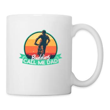 Father's Day My favorite mountain bike colleagues - Mug - white - Right