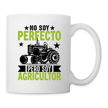 Je Ne Suis Pas Parfait Mais Je Suis Un Agriculteur - Mug blanc - blanc - Droite
