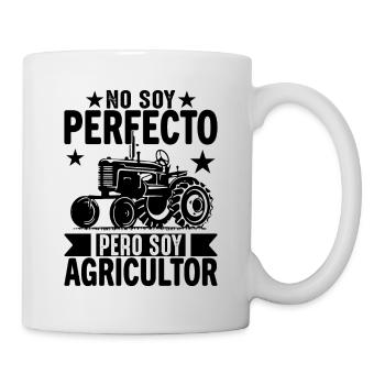 Ich bin nicht perfekt, aber ich bin ein Bauer - Tasse - Weiß - Rechts
