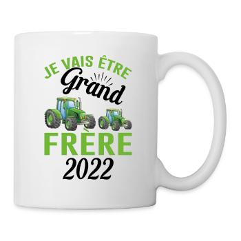 Je Vais Être Grand Frère 2022 - Mug blanc - blanc - Droite