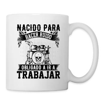 Né Pour Faire Du Bruit - Mug blanc - blanc - Droite
