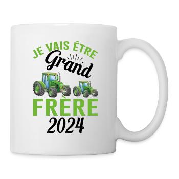 Je Vais Être Grand Frère 2024 - Mug blanc - blanc - Droite