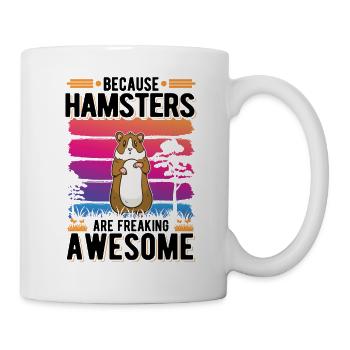 Hamster Gift Golden Hamster Dwarf Hamster - Mug - white - Right