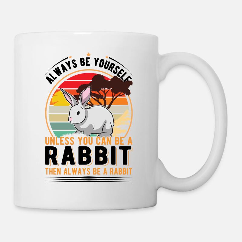 Lapin Lapin Lapin Lapin - Mug blanc - blanc