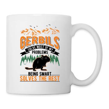 Gerbil Gift Racing Rat Germesau - Mug - white - Right