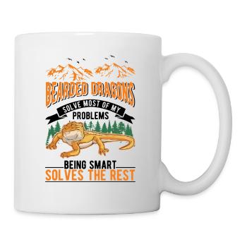 Bearded Dragon Pogona Gift - Mug - white - Right