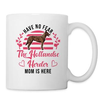 Hollandse Herder Mama Hollandse Herderdshond - Tasse - Weiß - Rechts