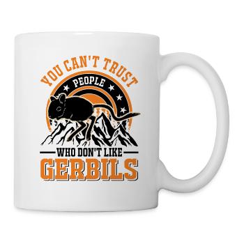 Gerbil Gift Racing Rat Germesau - Mug - white - Right