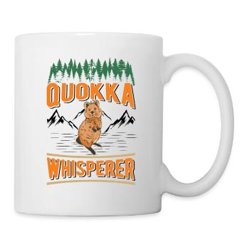 Quokka Whisperer Kangourou à queue courte - Mug blanc - blanc - Droite