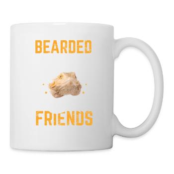 Bearded Dragons Are Friends Funny Bearded Dragon L - Tasse - Weiß - Rechts