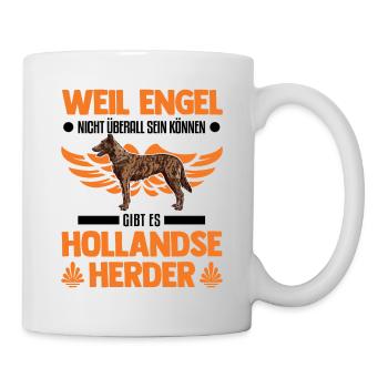 Hollandse Herder Engel Hollandse Herderdshond - Tasse - Weiß - Rechts