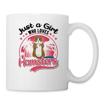 Hamster Girl Golden Hamster Dwarf Hamster - Mug - white - Right