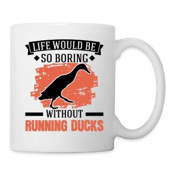 Indian Running Gift Running Duck - Mug - white - Right