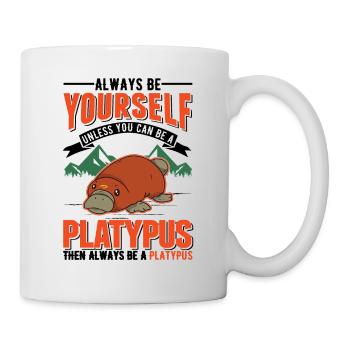 Ornithorynque Cadeau Ornithorynque - Mug blanc - blanc - Droite