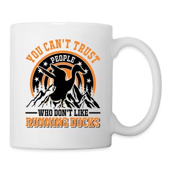 Indian Running Gift Running Duck - Mug - white - Right