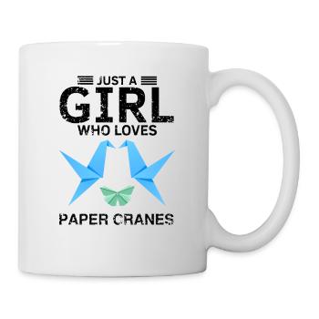 Design coloré Kirigami Origami - Mug blanc - blanc - Droite