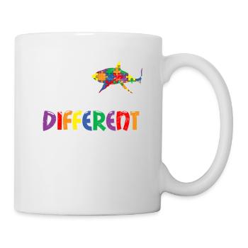 Its OK To Be Different Autism Supporter Autistic S - Mug - white - Right