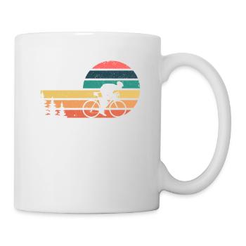 Vélo de route Vélo de route Vélo de route Vintage Cyclisme Biker - Mug blanc - blanc - Droite
