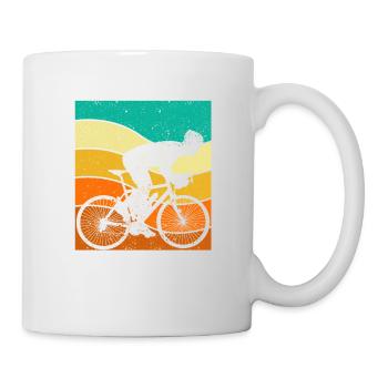 Bicycle Road Bike Road Bike Vintage Cycling Biker - Mug - white - Right