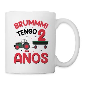 Brummm J'ai 2 ans - Mug blanc - blanc - Droite