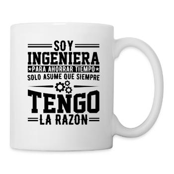 Je Suis Un Ingénieur J'ai Toujours Raison - Mug blanc - blanc - Droite
