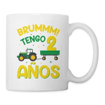 Brummm J'ai 2 ans - Mug blanc - blanc - Droite