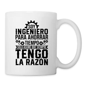 Je Suis Un Ingénieur J'ai Toujours Raison - Mug blanc - blanc - Droite