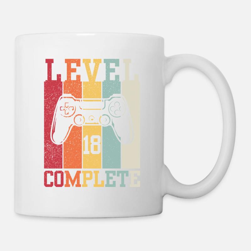 Niveau 18 Complété - Mug blanc - blanc