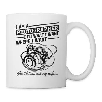 Kamerafotografie Ich bin ein Fotograf Lustiges - Tasse - Weiß - Rechts