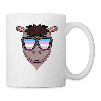 Transgender Transsexuell Pferd Geschenk - Tasse - Weiß - Rechts