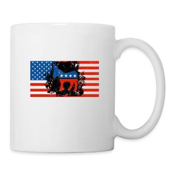 Donkey Pox The Disease Destroying America Funny - Mug blanc - blanc - Droite