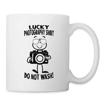 Photographe d’appareil photo Lucky Photography - Mug blanc - blanc - Droite