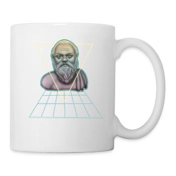 Socrate Philosophe grec moderne - Mug blanc - blanc - Droite