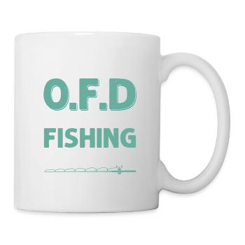J’ai O.F.D Trouble obsessionnel de la pêche Pêcheur - Mug blanc - blanc - Droite