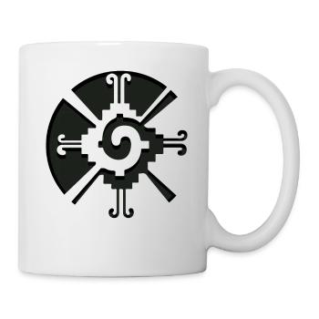 Hunab Ku Ometeotl Aztèques Maya Inca Toltèques - Mug blanc - blanc - Droite