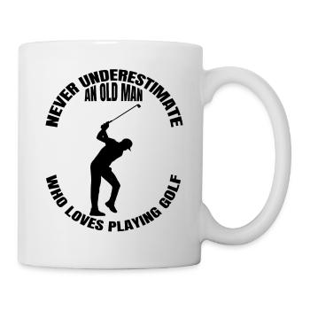 Golf Saying Golf Ball Golfer Golfer Golf Clubs - Mug - white - Right