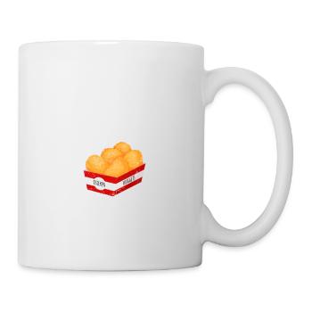 Live Love Nugs Funny Chicken Nugget Nugget Lover N - Mug - white - Right