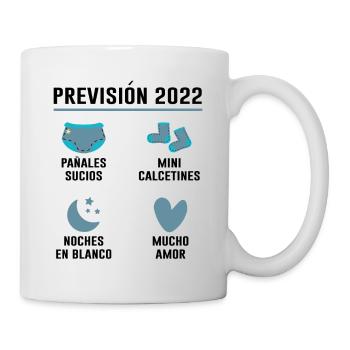 Prévisions Pour 2022 Cadeau De Grossesse 2022 - Mug blanc - blanc - Droite