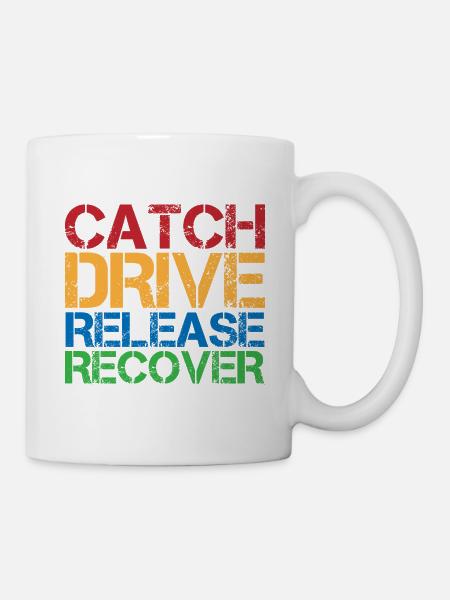 Catch Drive Release Recover 7 - Tasse - Weiß