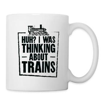 Zuglokomotive Transport Eisenbahnbegeisterte - Tasse - Weiß - Rechts