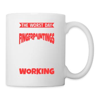 Finger painting - Mug - white - Right