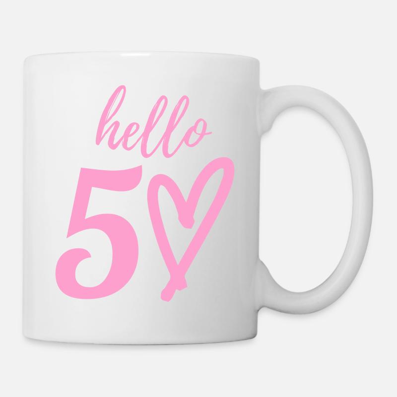 hello 50. 50th birthday - Mug - white