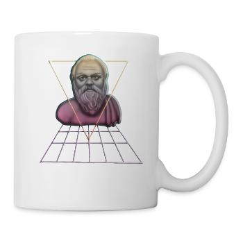 Socrate Philosophe Cadeau d’étudiant - Mug blanc - blanc - Droite