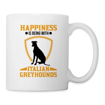 Italienischer Windhund Italienisches Windspiel - Tasse - Weiß - Rechts