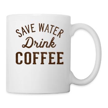 Water Drink Coffee Save - Mug - white - Right